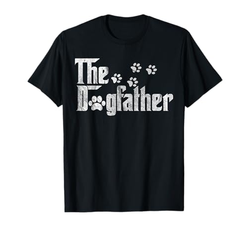 The Dogfather Dog Lover Funny Dog Dad Shirt For Fathers Day T-Shirt