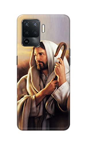 Image of PRINTFIDAA Catholic Image of Jesus Christ from Slovakia Hard Back Cover for Oppo F19 Pro Back Cover -(P6) KAT1003