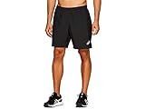 ASICS Men’s Silver 7' 2-n-1 Shorts, Performance Black, Large