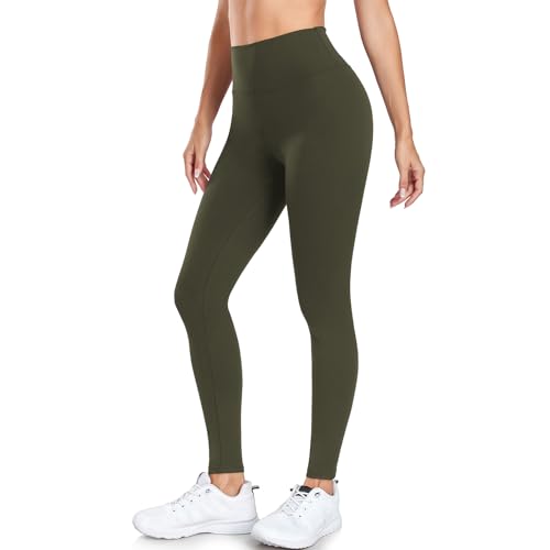 Ymmott Leggins Deportivos Mujer Leggings Cintura Alta Opacos Pantalones de Yoga Mallas Deporte Leggings Mujer para Running Fitness Pilates