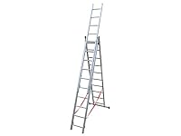 Facal 5984630 Stilo Scala in alluminio, 7,06 m, 3 rampe 11+11+11