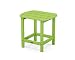 POLYWOOD SBT18LI South Beach 18" Outdoor Side Table, Lime