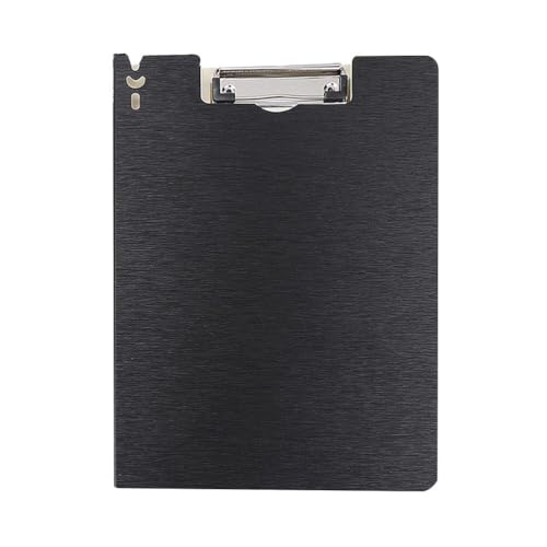 Image of DARKNESS File Cover Folder Clipboard, Profile Clip File Folder, File Writing Pad, PP File Clipboard for A4 and Letter Size Business, Office, School Papers (File Clipboard Top Open)