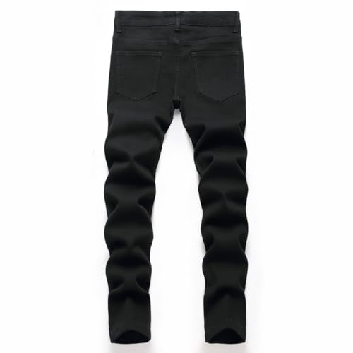Boy's Skinny Fit Stretch Slim Fashion Elastic Waist Jeans Pants2
