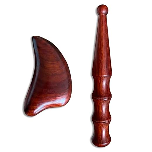 WOOKINGSTEN Gua Sha Facial Tools and Acupressure Massage Set, Natural Wooden Gua Sha Tool for Face, Neck, Shoulder, Arm, Hands, Legs, Body, Skin Scraping Treatment Massage Tools