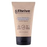 THRIVE All Natural Face Wash for Sensitive Skin – Unscented Gentle Face Wash for Women & Men to...