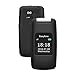 Easyfone Prime-A1 Unlocked Flip Cell Phone, 2.4'' HD Display, Big Buttons, Clear Sound, SOS Button, SIM Card Included, 1500mAh Battery with a Charging Dock, FCC Certified (Dark)