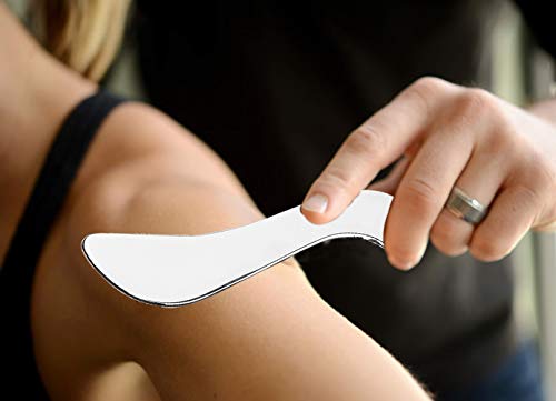 Feelfree Stainless Steel Guasha Scraping Massage Tool For Soft Tissue, Physical Therapy Stuff Used For Back, Legs, Arms, Neck, Shoulder (A) #TOP4