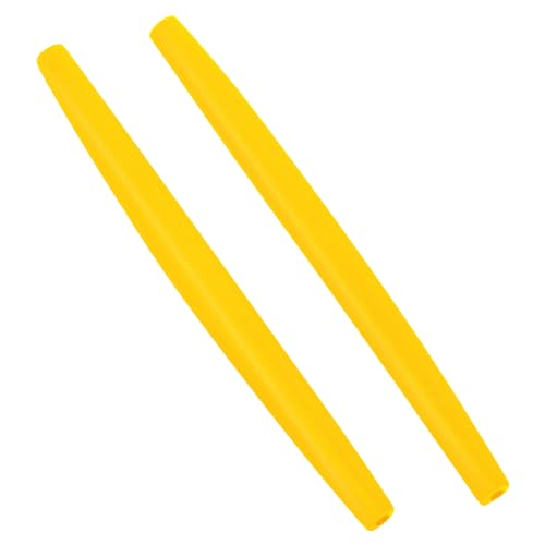 Image of BLAZERBUCK Replacement Temple Sleeves Ear Socks for Oakley Whisker /Juliet /A Wire Sunglass - Yellow