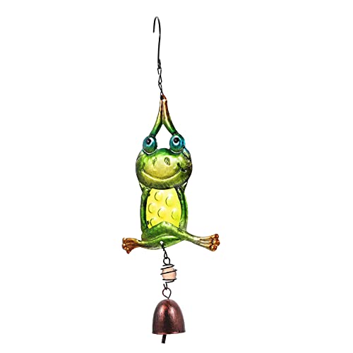 Partykindom Frog Wind Chimes, Frog Hanging Bell Pendant Wind Chime Windchime For Home Indoor Outdoor Garden Patio Yard Porch #TOP7