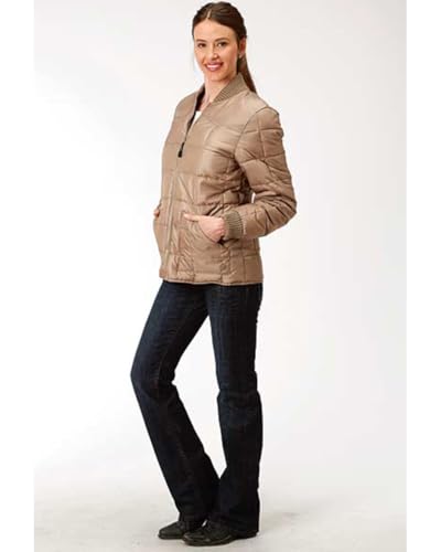 WOMENS KHAKI POLY-FILLED JACKET3