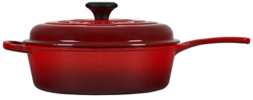 Round Pan Cassadou 26 Cm, Red, Cast Iron, Le Creuset #TOP1