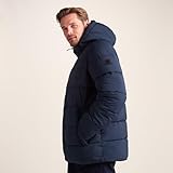 TOG24 Tunnard Mens Insulated Jacket, Quilted Winter Coat for Men, Warm Windproof Hooded Padded Thermal Jacket with Zip Pockets Dark Indigo M - Image 5