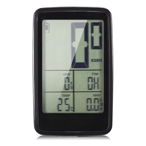 Vroomoto USB Rechargeable Wireless Bike Cycle Computer Speedometer Odometer
