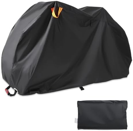 Housolution Bike Cover Waterproof Outdoor with Lock Holes & Storage Bag, 210D Bicycle Cover Rain Sun Dust Wind Proof for Mountain Road Bikes/Ebike (XL Size for 1 Bike) image 4