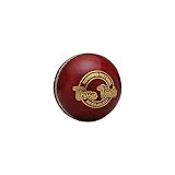 SS True Test Cricket Ball (Red, Pack of 1)| Water Proofed Leather Ball | Suitable for Practice Game | Tournament Game Cork
