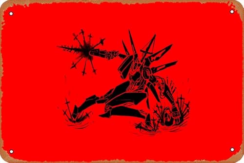 Ultrakill Game - Cartel de metal retro de 20,3 x 30,5 cm - Placa de póster de arte vintage