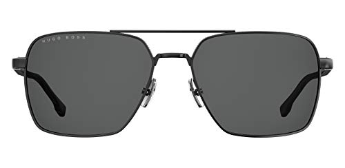 Hugo Boss Boss Men's Boss 1045/S Navigator Sunglasses, Ruthenium Black/Gray, 58Mm, 17Mm #TOP1