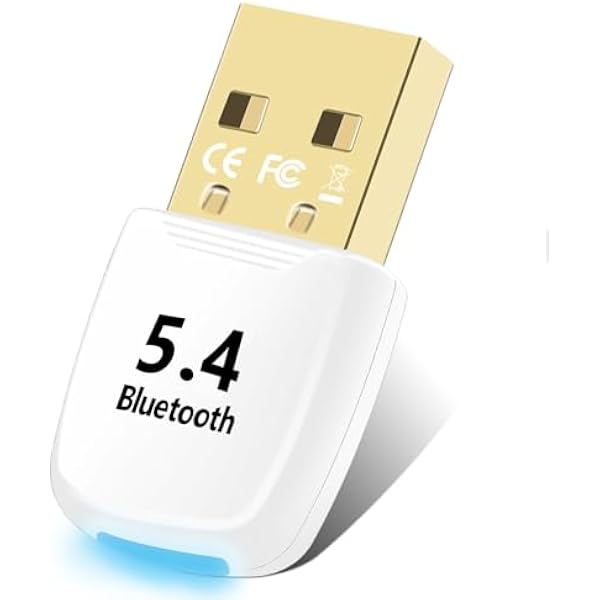 Flintronic Bluetooth 5.4 Adapter USB do PC, EDR Stick Dongle, Bezprzewodowy Odbiornik Nadajnika do Myszy, Klawiatury, Laptopa, Tabletu, Windows