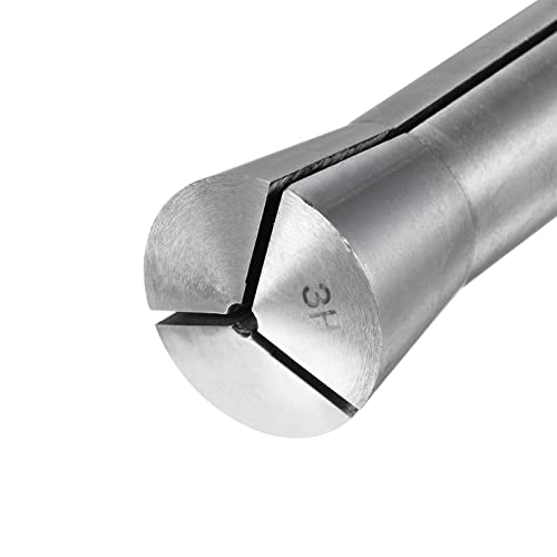 Uxcell R8 Round Collet 6Mm 65Mn Material Precision Spring Collet Mill Chuck Holder M12 Coarse Thread #TOP3