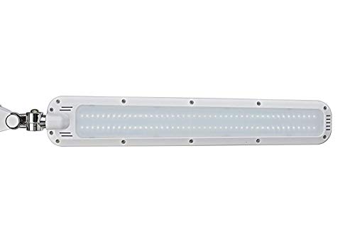 Maul LED-Tischleuchte MAULcraft, dimmbar, 90 integrierte LEDs, flexible Arbeitsstellung, mit Klemmfuß, weiß, 8205302 – Bild 7