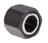 Nero anodizzato. PMC Dado 25 mm 34NM Nero anodizzato