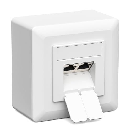 iwillink Cat7 Netzwerkdose 2 Port - 10 Gigabit...