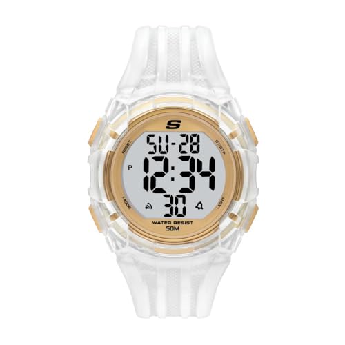 Montre numérique Skechers hommes SR1175 pour le sport et loisirs