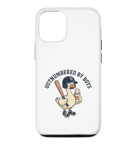 Outnumbered By Boys Mom Of Boys Baseball Mom Coffee Goose �X�}�z�P�[�X iPhone 12/12 Pro �p