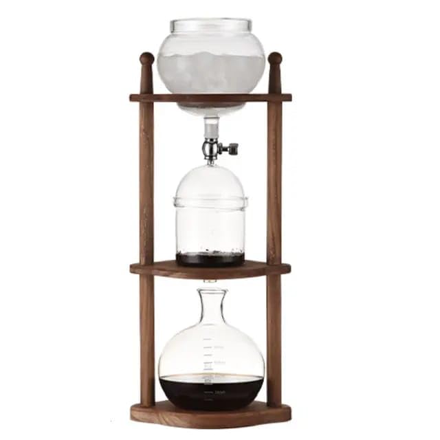 Liying Cold Brew Coffee and Tea Maker 800ml Dripper with Adjustable Water Flow Stainless Steel Filter Borosilicate Glass #1