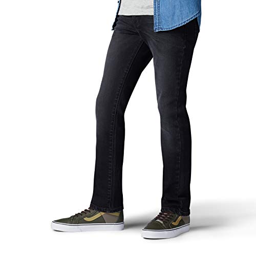 Lee Uniforms – Calça jeans para meninos com ajuste slim e conforto extremo, Black Nights, 5 Slim