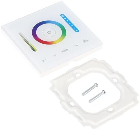 EUROLITE RGB LED Strip Wandpanel – Funk-Wanddimmer Für LED-Streifen Mit 10 Programmen