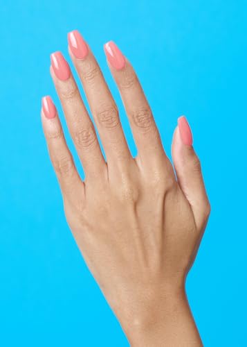 Image of ohora Semi Cured Gel Nail Strips (N Cream Glow) - Pink, Solid, Works with Any UV /LED Lamps, Salon-Quality, Long Lasting, Easy to Apply & Remove - Includes 2 Prep Pads, Nail File & Wooden Stick