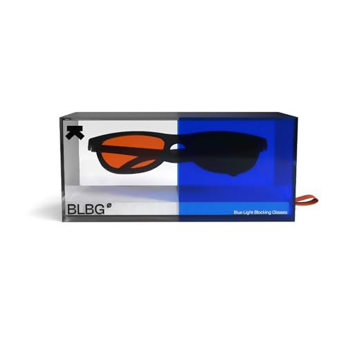 Image of ULTRAHUMAN Blue Light-Blocking Glasses (Night) | Improve Sleep Quality | Enhance Productivity | Reduce Eye Strain, Elegant Eyewear for Computer, Gaming, & Reading
