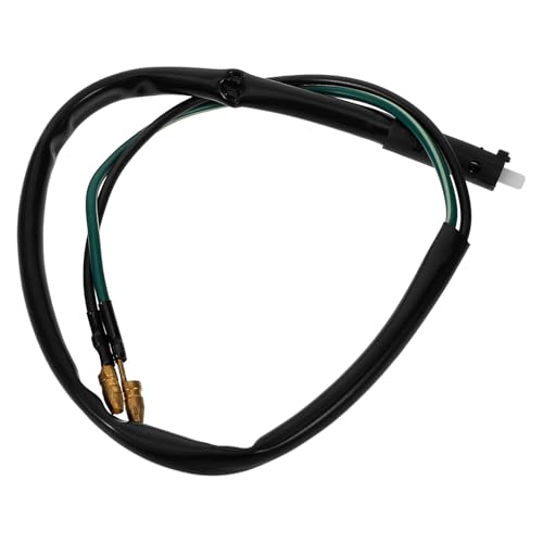 JECOMPRIS Interrupteur De Feu Stop Moto Fil De Commutateur De Frein 44 Cm Aluminium Avec Revêtement Caoutchouc Flexible Contacteur Frein Arrière Compatible Multimodèles Installation Facile