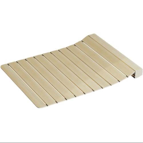 ENWYTE 折りたたみ式ベッドボード 無垢材 すのこベッド ランバーサポートボード ロール式 スノコ ベッドフレーム 通気性 滑り止め付き 丸い角 カビ 湿気 耐久 軽量 家具ベッドルームベッドアクセサリー すのこマット 組み立て不要 スペースを節約 ベ