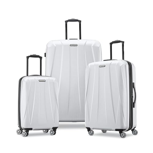 Image of Samsonite Centric 2 Hardside Expandable Luggage with Spinners | White | 3PC (CO /MED /LG SPR)