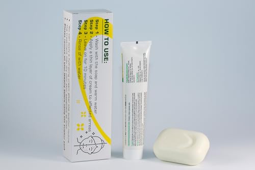 Dermosan Schwefel Pack Attack: 10% Schwefelsalbe und Schwefelseife set für Tiefenreinigung, Porenpflege und Talgkontrolle – Ideal für fettige und zu Unreinheiten neigende Haut