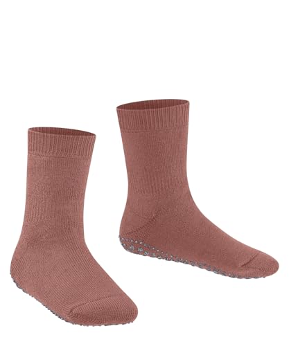 FALKE Unisex-Child Stopper Socks Catspads K Hp Cotton Wool Studs on the Sole 1 Pair, Pink Wild Rose 8803, 19/22 EU, Pink Wild Rose 8803, 19/22 EU4