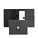Produktbild Hugo Boss A5 Schreibmappe Executive Grey Grau Polyurethane 40 Blatt Block, Maße: 170 x 230 x 20 mm HDM004H