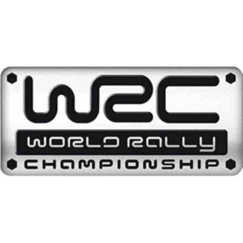 Avisa Emblème/Logo d'aluminium - WRC - 5,5x2,5cm