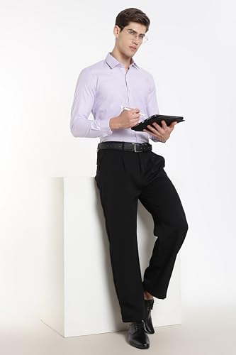 Image of Men's Solid Formal Shirt | Premium Cotton Rich Full Sleeves Shirt | Comfort Fit Office Wear Shirt with Single Chest Pocket | Stylish Casual & Formal Shirt for Men