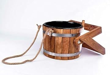 sauna cold water bucket