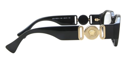 Image of Versace Man Sunglasses Black Frame, Demo Lens Lenses, 56MM