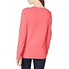 Amazon-Essentials-Womens-100-Cotton-Crewneck-Sweater Amazon Essentials Women's 100% Cotton Crewneck Sweater (Available in Plus Size), Coral Pink, Large