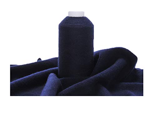 100% Cashmere Yarn, 100G Mongolian Pure Cashmere Hand Knitting Cone Yarn Luxuriously Soft Yarn For Knitting Crocheting (Navy) #TOP16