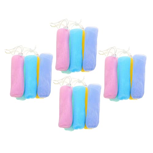 OHPHCALL 20pcs Exfoliating Mesh Soap Pouches Multi-layer Foaming Nets for