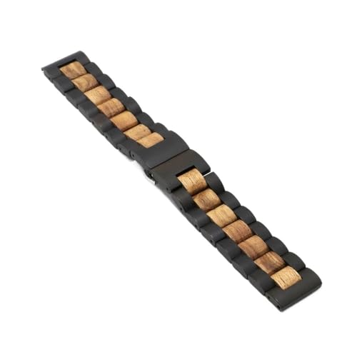 Bracelet de montre en bois 22mm : l'élégance naturelle d'un maillon acier