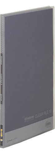 キングジム クリアーファイル シンプリーズ10P A4 186TSPH グレー