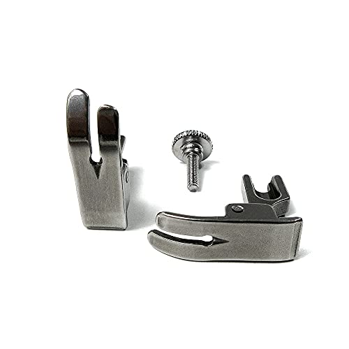 2 piezas prensatelas articulados para máquina de coser industrial miniatura 2